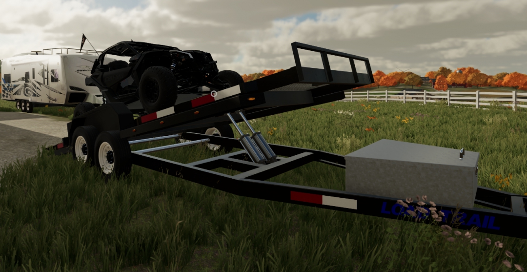 FS22 LoadTrail CarTrailer converted