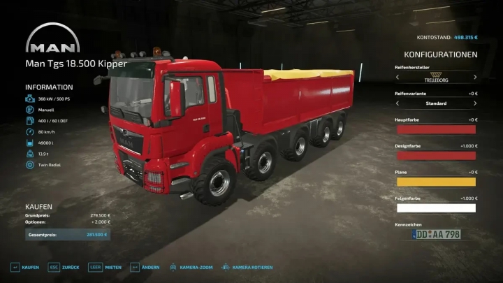 Image: MAN TGS 18.500 Kipper modified v2.0.0.0 1