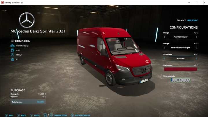 Image: MERCEDES BENZ SPRINTER 2021 V1.0.0.0 0