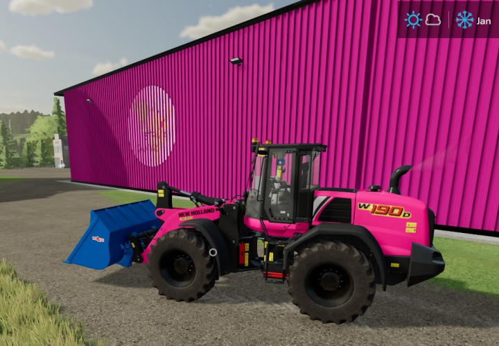 Image: New Holland W190D and Bucket Custom 0