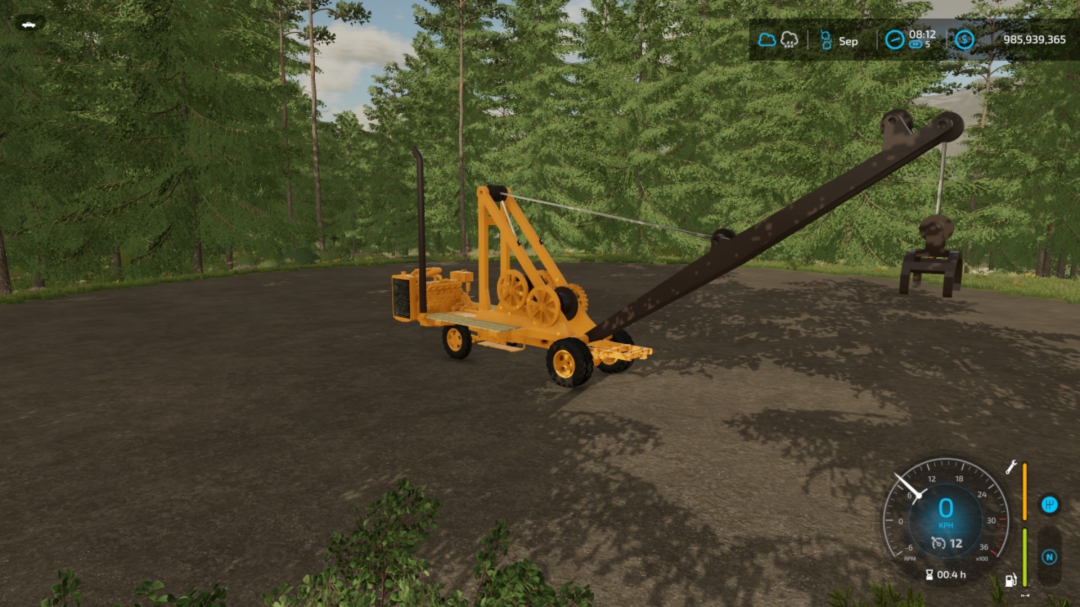 Old Logging Crane