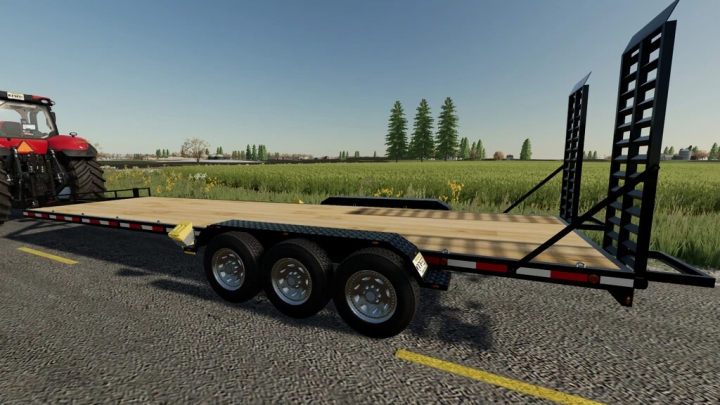 Image: 30' Flatbed Autoloading Trailer Pack v1.0.0.0 0