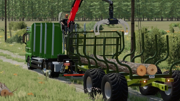 fs22-mods, Lizard LT689 Long Log Trailer v1.0.0.0