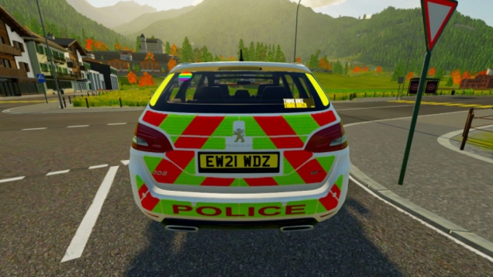 Image: UK Police Peugeot 308 SW 2021 v1.0.0.0 3