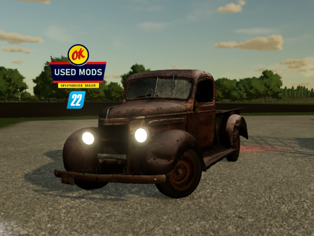 1937 GMC Truck Rusty – FS22 - By OKUSEDMODS