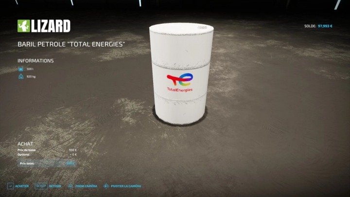 Image: Barrel of oil Total Energies v1.0.0.0 2