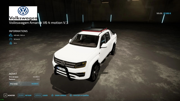 fs22-mods,  Volkswagen Amarok V6 4 Motion v1.0.0.0