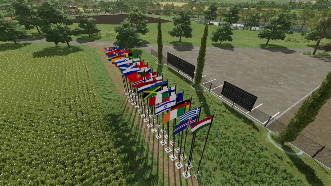 FS22 International Flag Pack v1.0.0.0