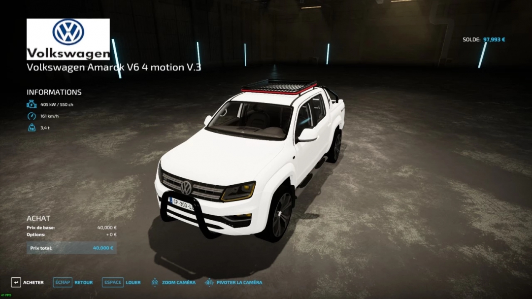 Volkswagen Amarok V6 4 Motion v1.0.0.0