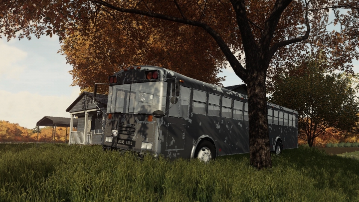 fs22-mods,  Blue Bird School Bus v2.0.0.0