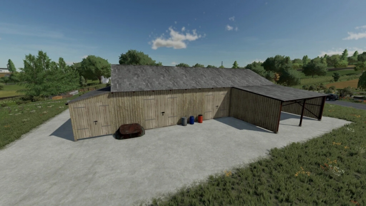 fs22-mods,  Old Wooden Barn v1.0.0.0