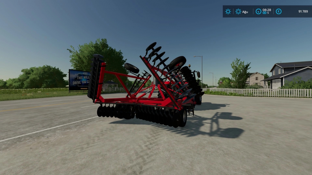 FS22 Case IH 580 Disk Cultivator