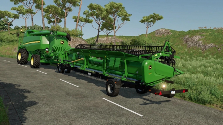 fs22-mods,  John Deere T-Series And 600X Headers v1.1.0.0