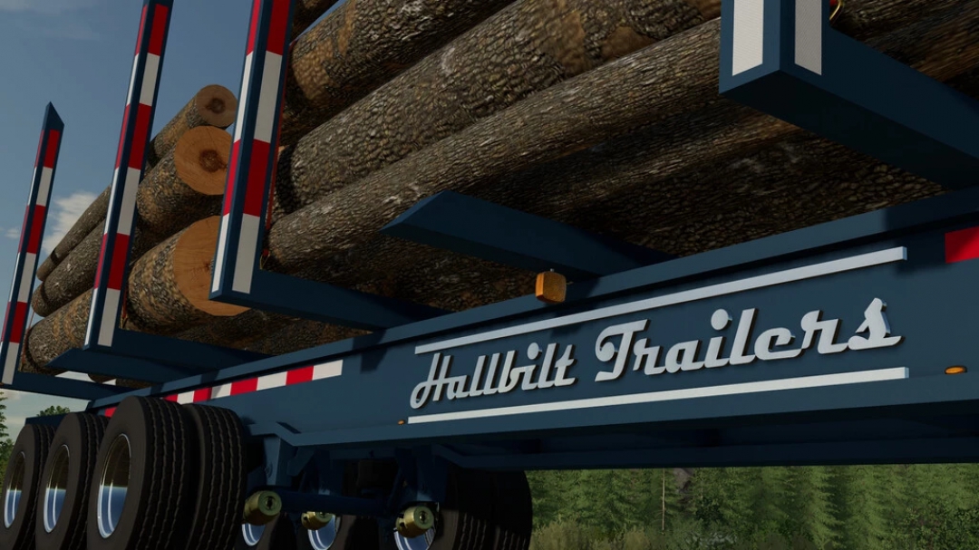 Hallbilt MFG Tri Axle Log Trailer v1.0.0.0