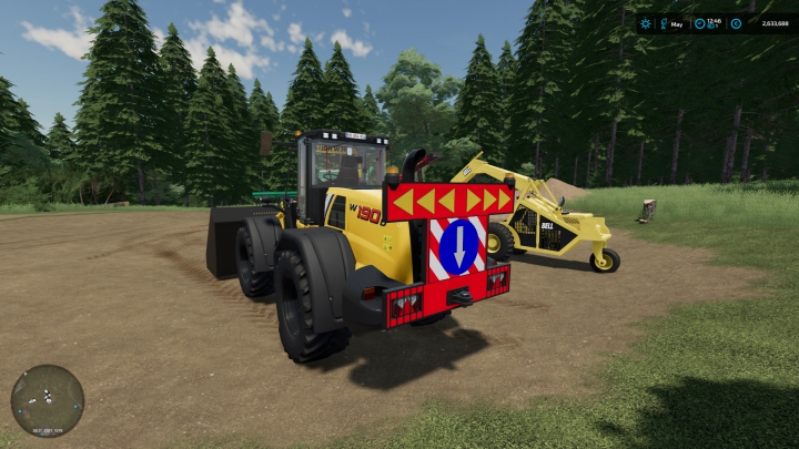 fs22-mods,  TP Rear Warning Sign 