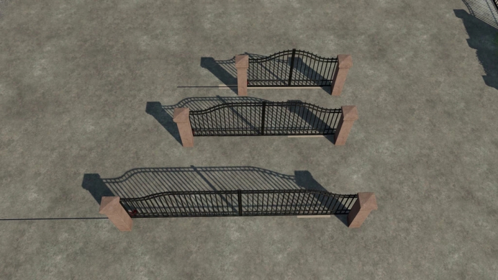 Image: Brick Fence With Sliding Gates v1.0.0.0 2