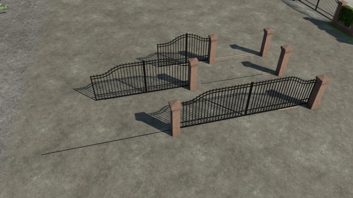 Image: Brick Fence With Sliding Gates v1.0.0.0 4