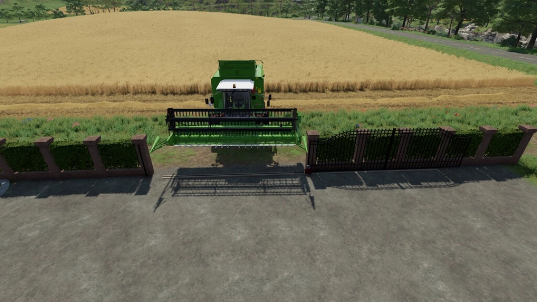 Brick Fence With Sliding Gates v1.0.0.0