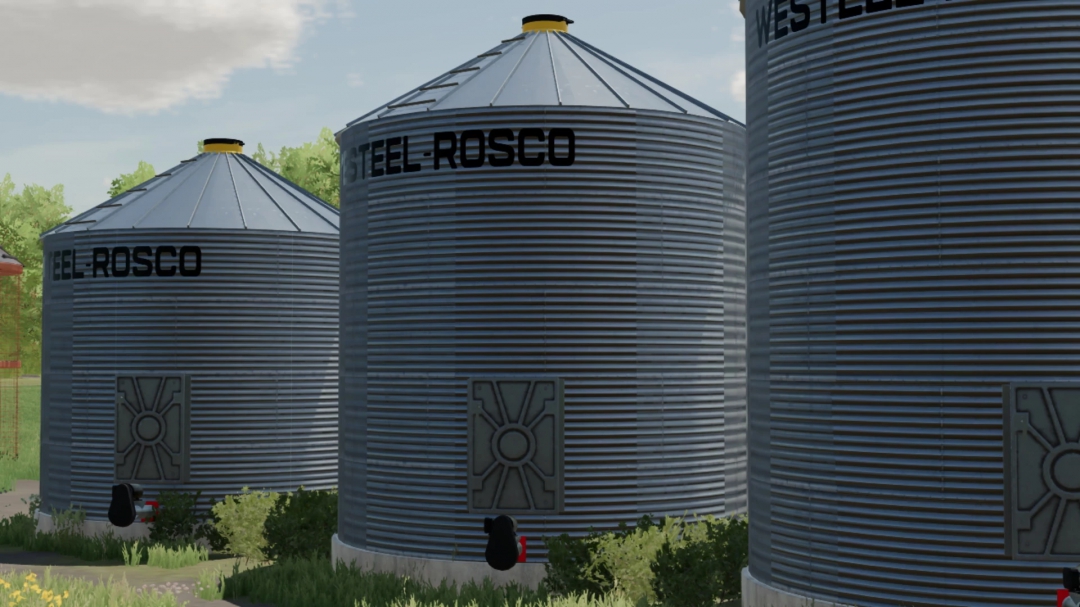 FS22 Westeel Rosco Bins v1.0.0.0