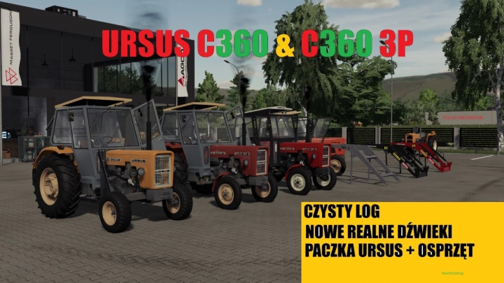 fs22-mods, Ursus C360/355/3P pack v1.0.0.1