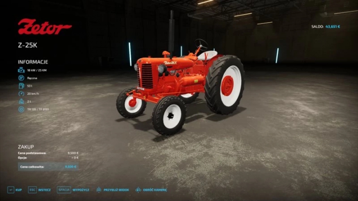 fs22-mods, Zetor 25K red v1.0.0.0