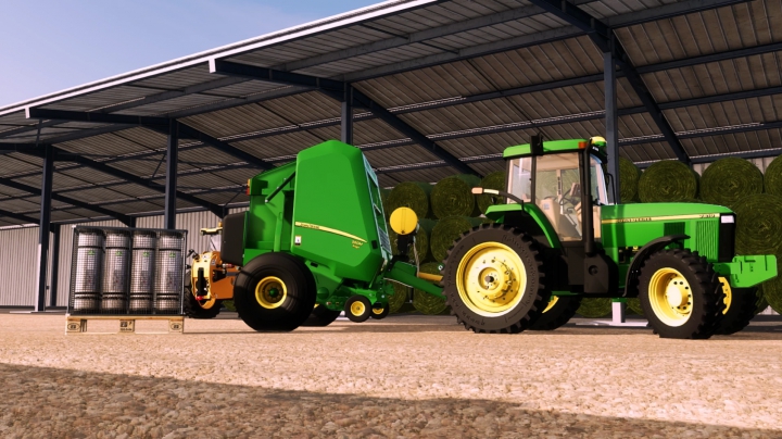 Image: John Deere 560M with Net Wrap Addon v1.0.0.0 0