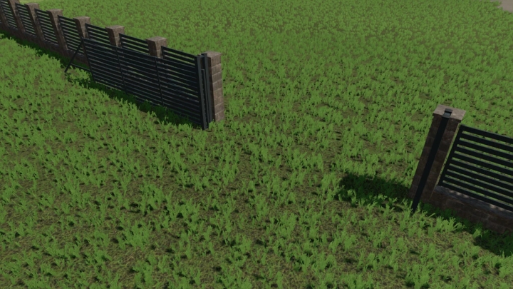 Image: Rustic Brick And Metal Fence v1.0.0.1 2