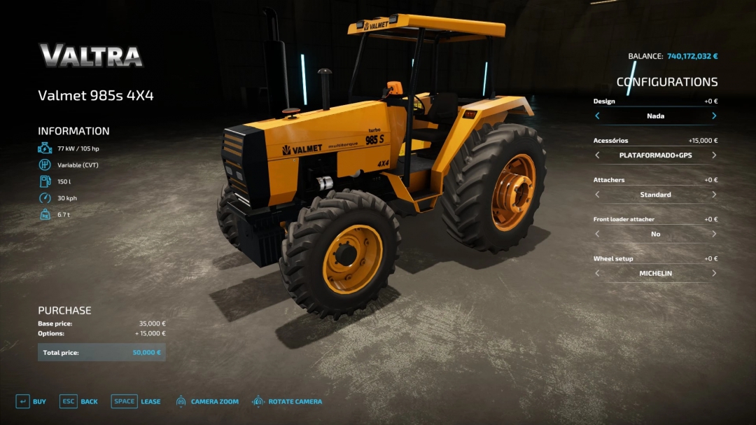 Valmet 985s 4x4 v1.0.0.0