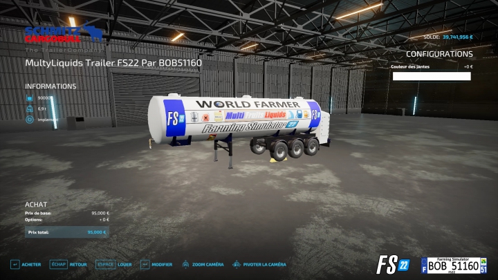 fs22-mods,  FS22 Multy Fruits Liquids Trailer FS22 By BOB51160 v1.0.0.0