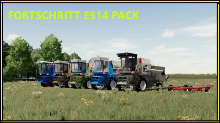 fs22-mods,  Fortschritt E 514 Pack V1.0.0.1