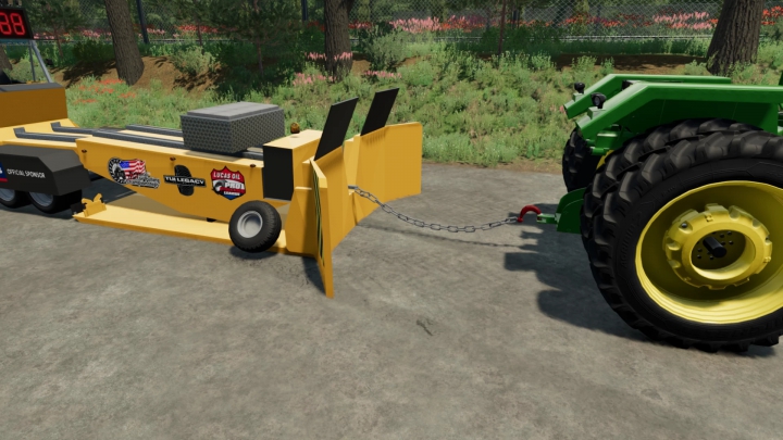 fs22-mods,  Tractor Pulling Sled v1.0.0.0