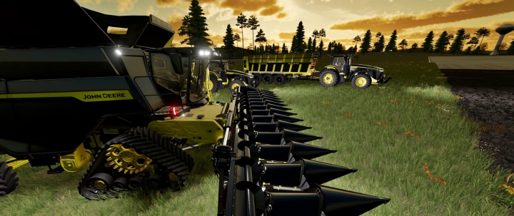 fs22-mods,  John Deere X91100 BLACK & YELLOW v1.0.0.0