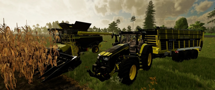 Image: John Deere X91100 BLACK & YELLOW v1.0.0.0 1