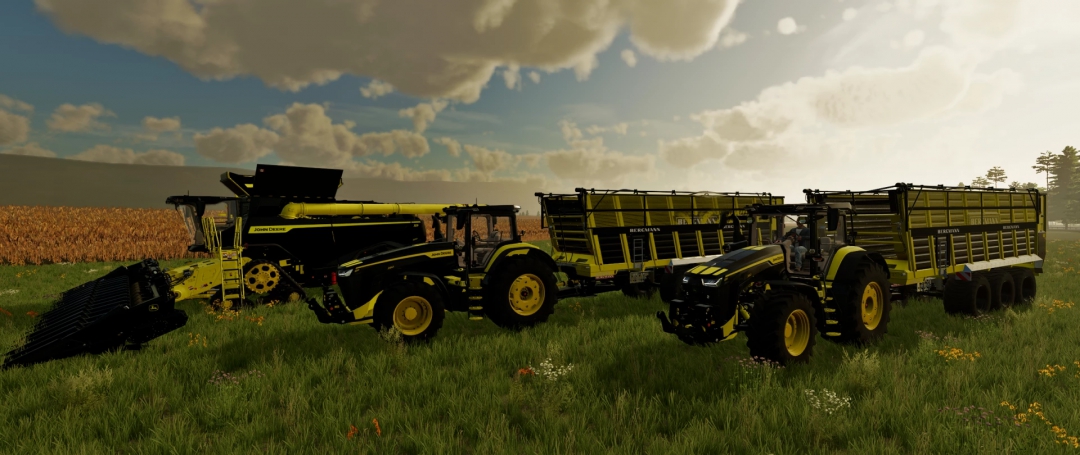 John Deere X91100 BLACK & YELLOW v1.0.0.0