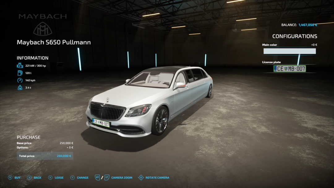 Maybach S650 Pullman v1.0.0.0