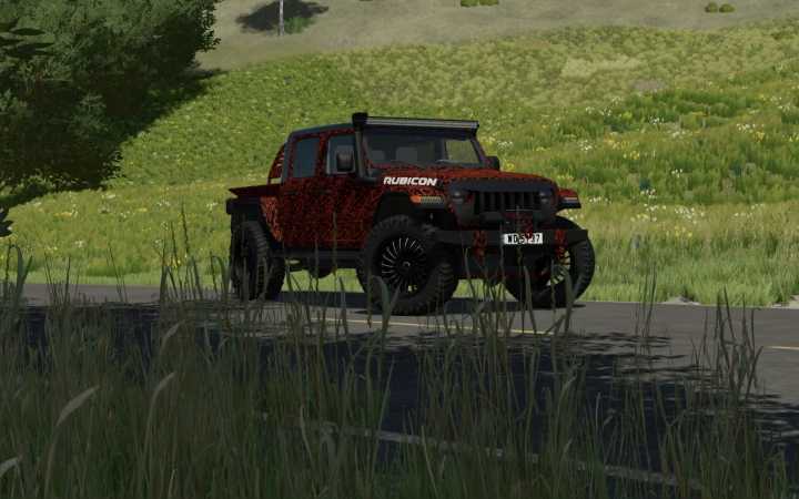 Image: EDM Fs22 Jeep Gladiator Rubicon v1.1.0.0