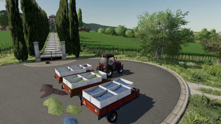 Image: FS22_VineHandHarvestTrailer 1.1.0.0 3