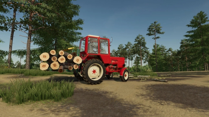 fs22-mods,  Suspended Sled For Wood v1.0.0.0