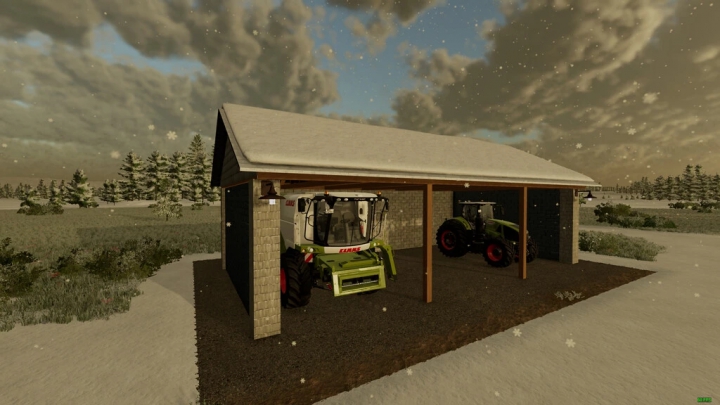 fs22-mods,  Three Bay Shed v1.0.0.0