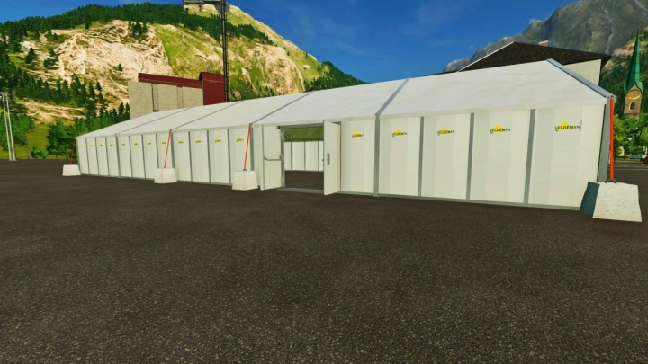 fs22-mods,  Veldeman Gazebo Trailer v1.0.0.0