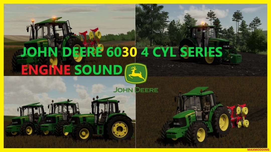 John Deere 6030 4cyl Sounds Prefab v1.0.0.0