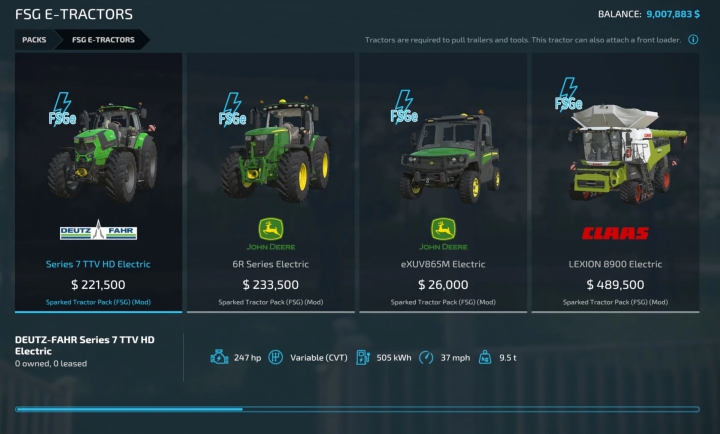 Image: Electric Tractor Pack v1.0.0.0 1