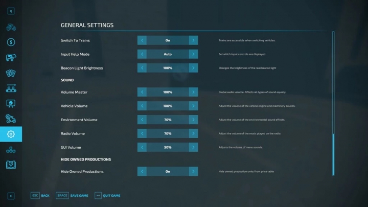 fs22-mods, Hide Owned Productions v1.0.0.0