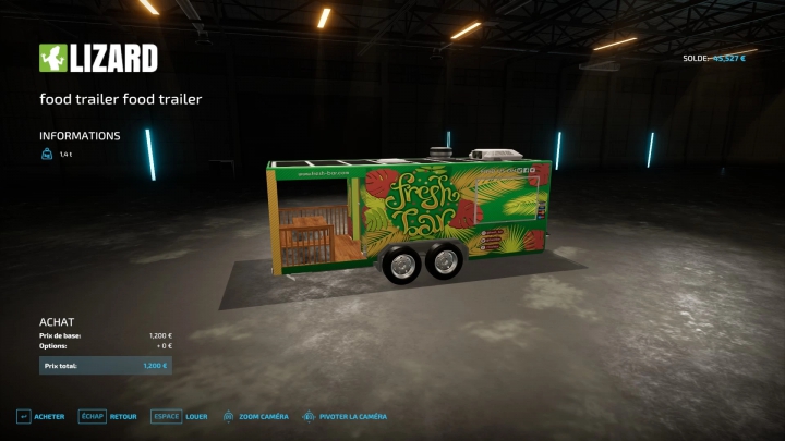 fs22-mods,  Stand food v1.0.0.0