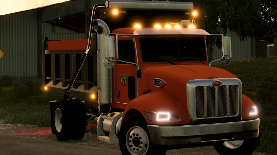 peterbilt 340 dump truck 