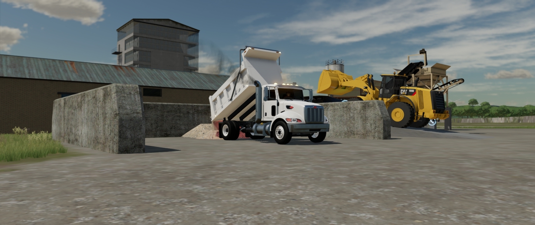 peterbilt 340 dump truck 