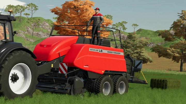 fs22-mods, Massey Ferguson LS 2200 Gen2 Baler Pack v1.1.0.0