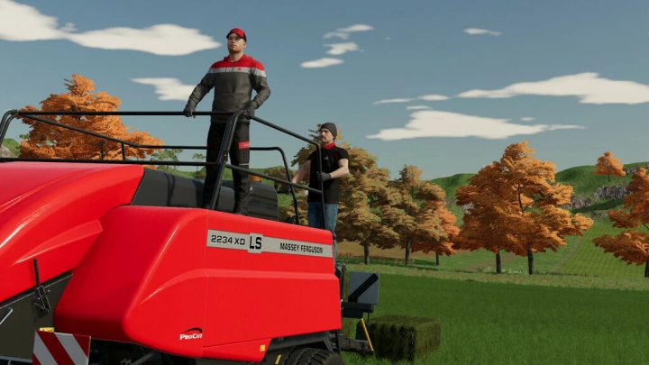 Image: Massey Ferguson LS 2200 Gen2 Baler Pack v1.1.0.0 5