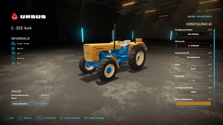 fs22-mods, Ursus C355/C355M/C360 4x4 v1.0.0.0