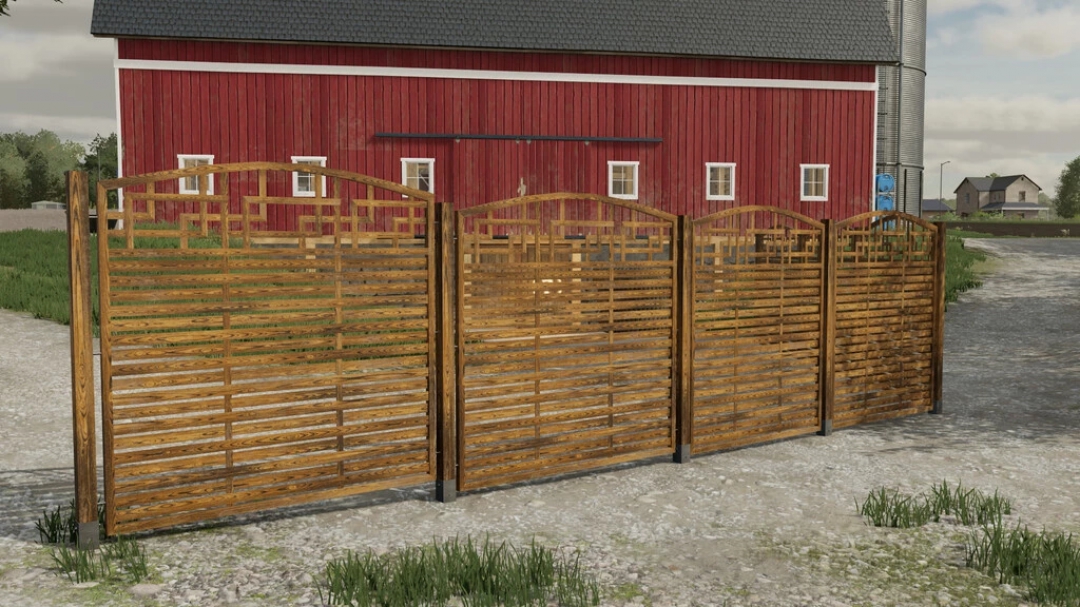 Decorative Wooden Fence v1.0.0.0